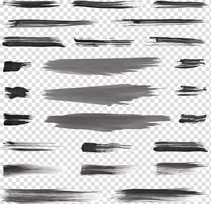 Paint Brush, Ink Brush, Paint Brushes, Pen, Inkstick, Black And White
, Angle, Hardware Accessory transparent background PNG clipart