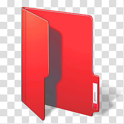 Color Folder Icons And MS, Red, red folder illustration transparent background PNG clipart