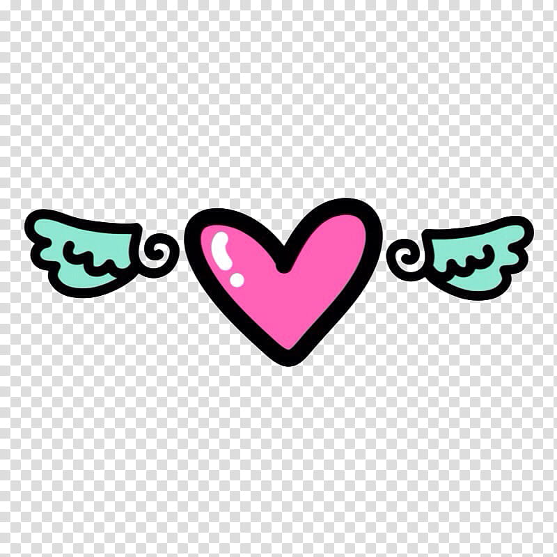 love overlays, winged heart art transparent background PNG clipart