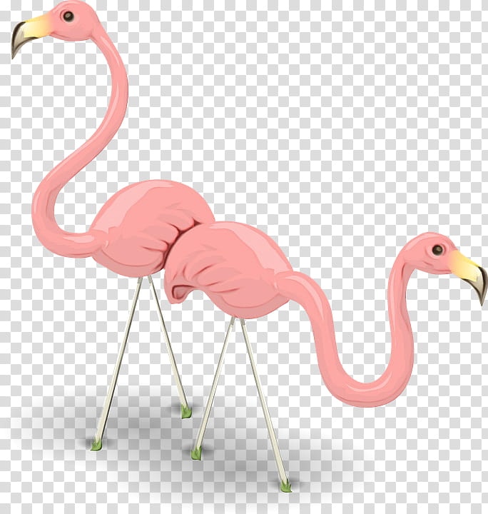 Flamingo, Watercolor, Paint, Wet Ink, Bird, Greater Flamingo, Pink, Water Bird transparent background PNG clipart