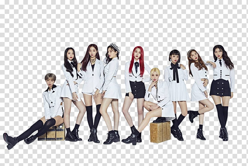 MOMOLAND GREAT , girl K-Pop group transparent background PNG clipart