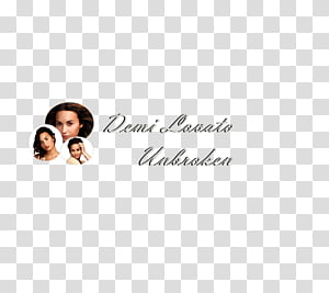 Texto de Demi Lovato transparent background PNG clipart thumbnail