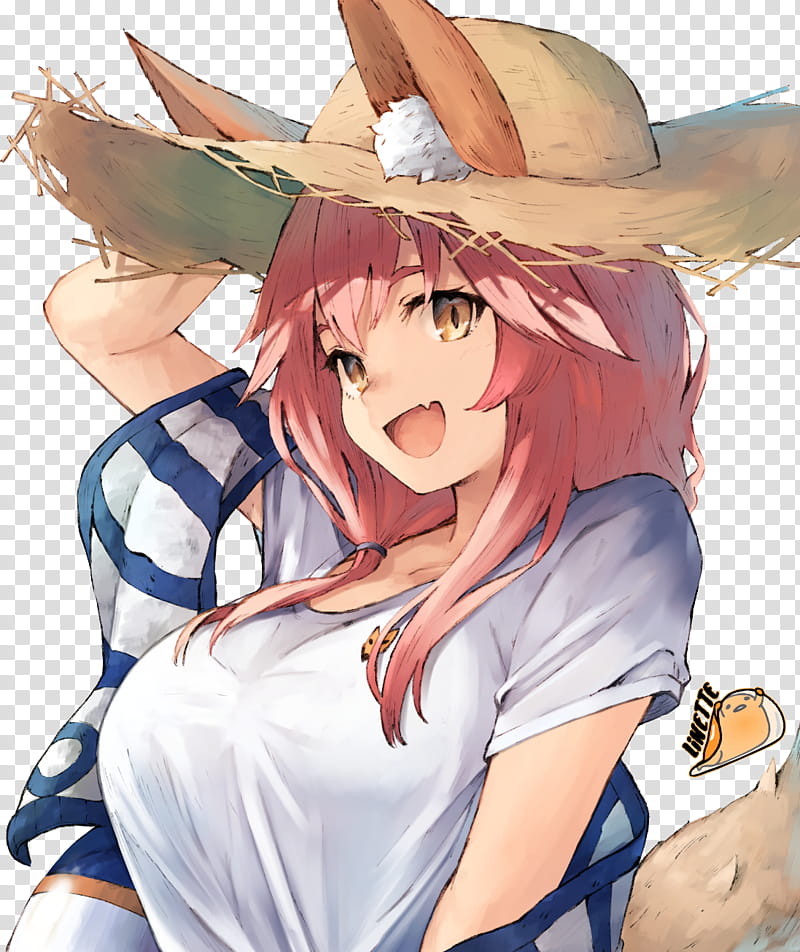 Tamamo no Mae Render  transparent background PNG clipart