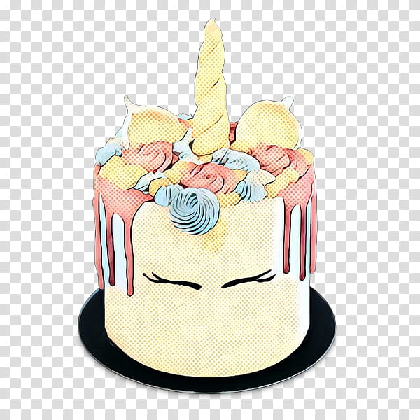 Frozen Food, Pop Art, Retro, Vintage, Cake, Birthday Cake, Cake Decorating, Buttercream transparent background PNG clipart