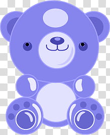 Premade Coloured Teddy Bears transparent background PNG clipart