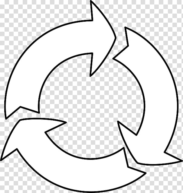 reuse clipart black and white