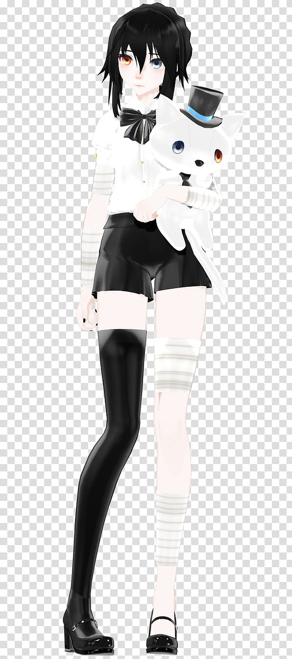 [MMD] Afraid of All World (..) transparent background PNG clipart