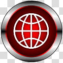 PrimaryCons Red, globe icon transparent background PNG clipart