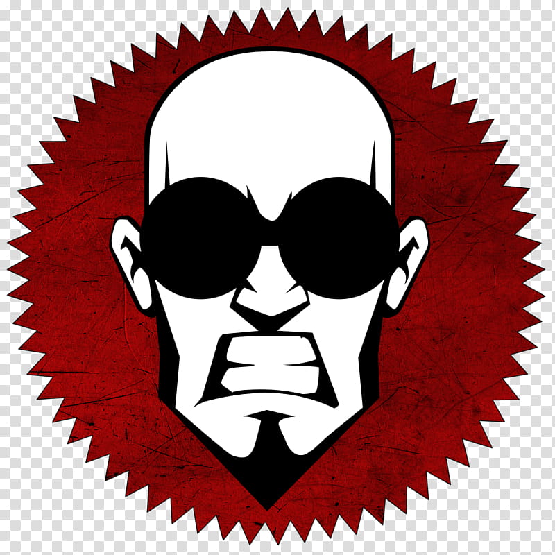 Dr Steel Logo, man's face transparent background PNG clipart