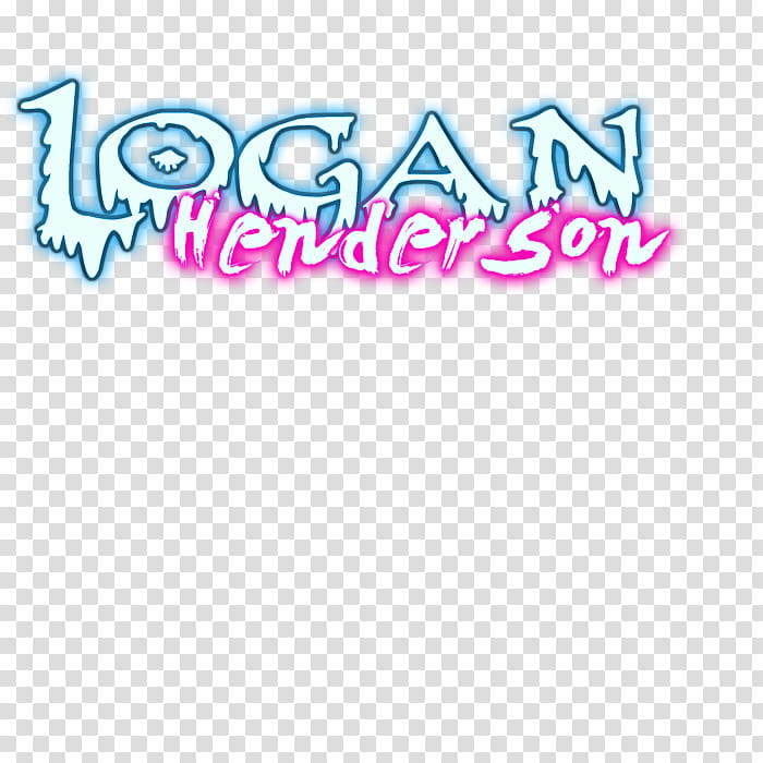 Texto Logan Henderson transparent background PNG clipart