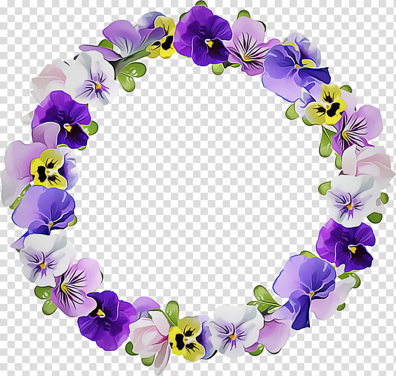 Purple Flower Wreath, African Violets, Floral Design, Lilac, Garland, Lily, Sweet Violet, Cut Flowers transparent background PNG clipart
