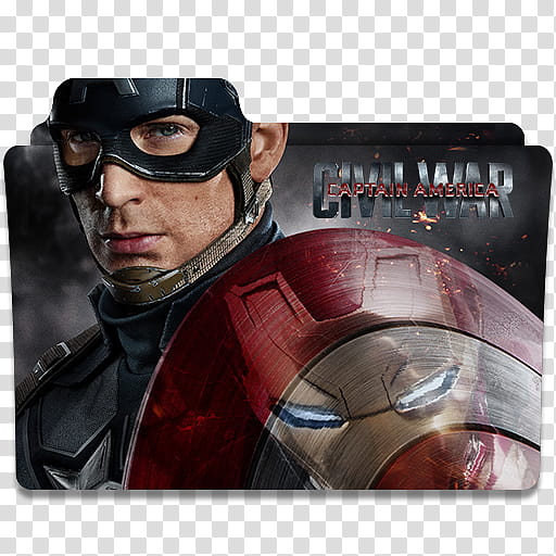 Captain America Civil War Folder Icon, Captain America, Civil War () transparent background PNG clipart