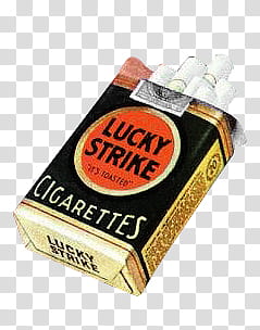 mochizuki object, Lucky Strike cigarette box transparent background PNG clipart
