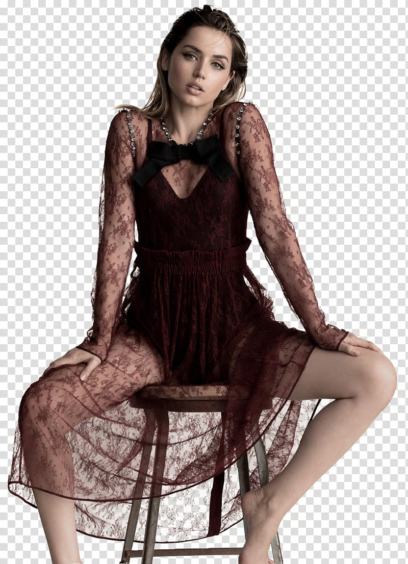 ANA DE ARMAS,  transparent background PNG clipart