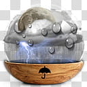 Sphere   the new variation, dome container with dark clouds illustration transparent background PNG clipart