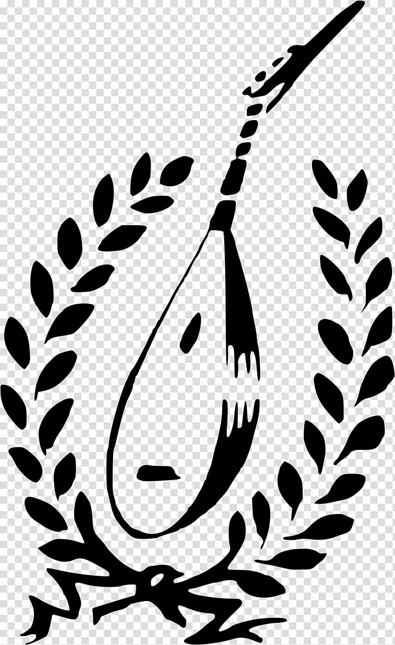 Painting, Drawing, Tanbur, Lute, Bard, Blackandwhite, Coloring Book, Line Art transparent background PNG clipart
