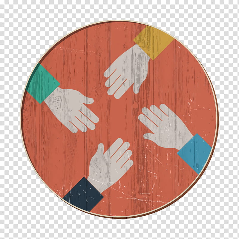 Teamwork and Organization icon Teamwork icon, Orange, Flag, Hand, Gesture, Circle, Finger, Sign Language transparent background PNG clipart