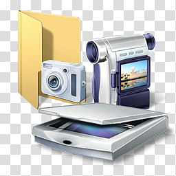 Vista Folders, Scanners Cameras icon transparent background PNG clipart