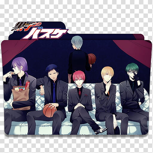 Anime Icon Pack , Kuroko no Basuke v transparent background PNG clipart