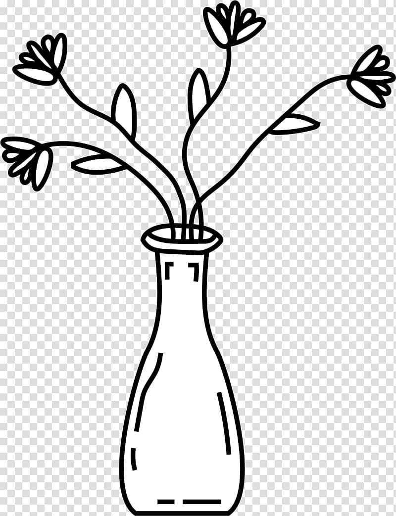 Flowers In Vase Hand Drawn Sketch Stock Illustration - Download Image Now -  Vase, Flower, Sketch - iStock