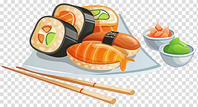 Sushi, Food, Dish, Sashimi, Cuisine, Fish Slice, Fish Products, Garnish transparent background PNG clipart
