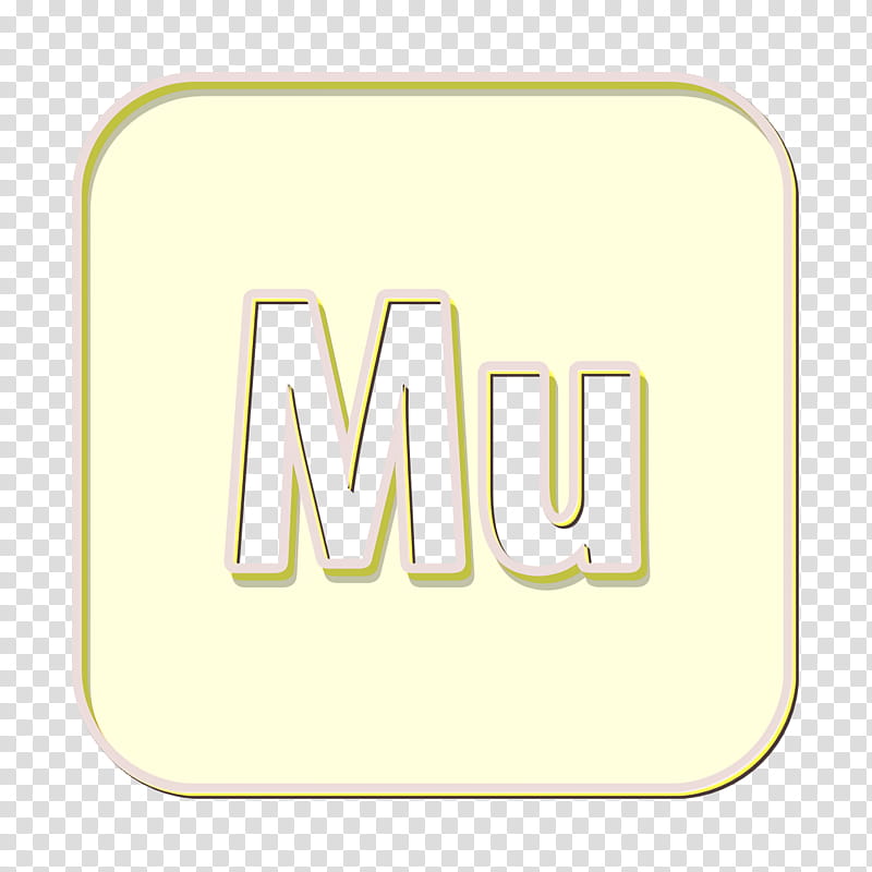 Adobe Logo, Adobe Icon, Muse Icon, Rounded Icon, Desktop , Yellow, Brand, Rectangle transparent background PNG clipart