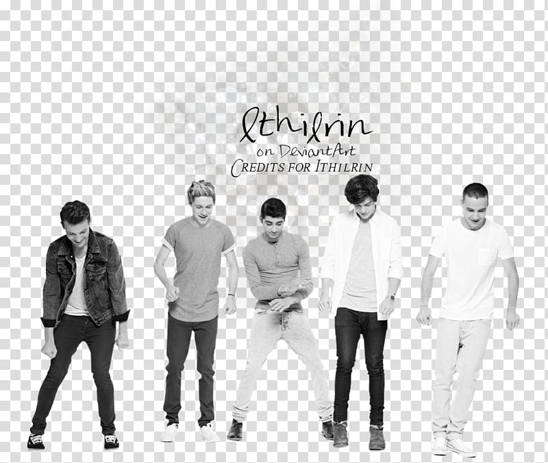 Our Moment shoot One Direction, group of five men illustration transparent background PNG clipart