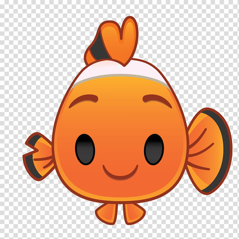 orange clownfish illustration transparent background PNG clipart