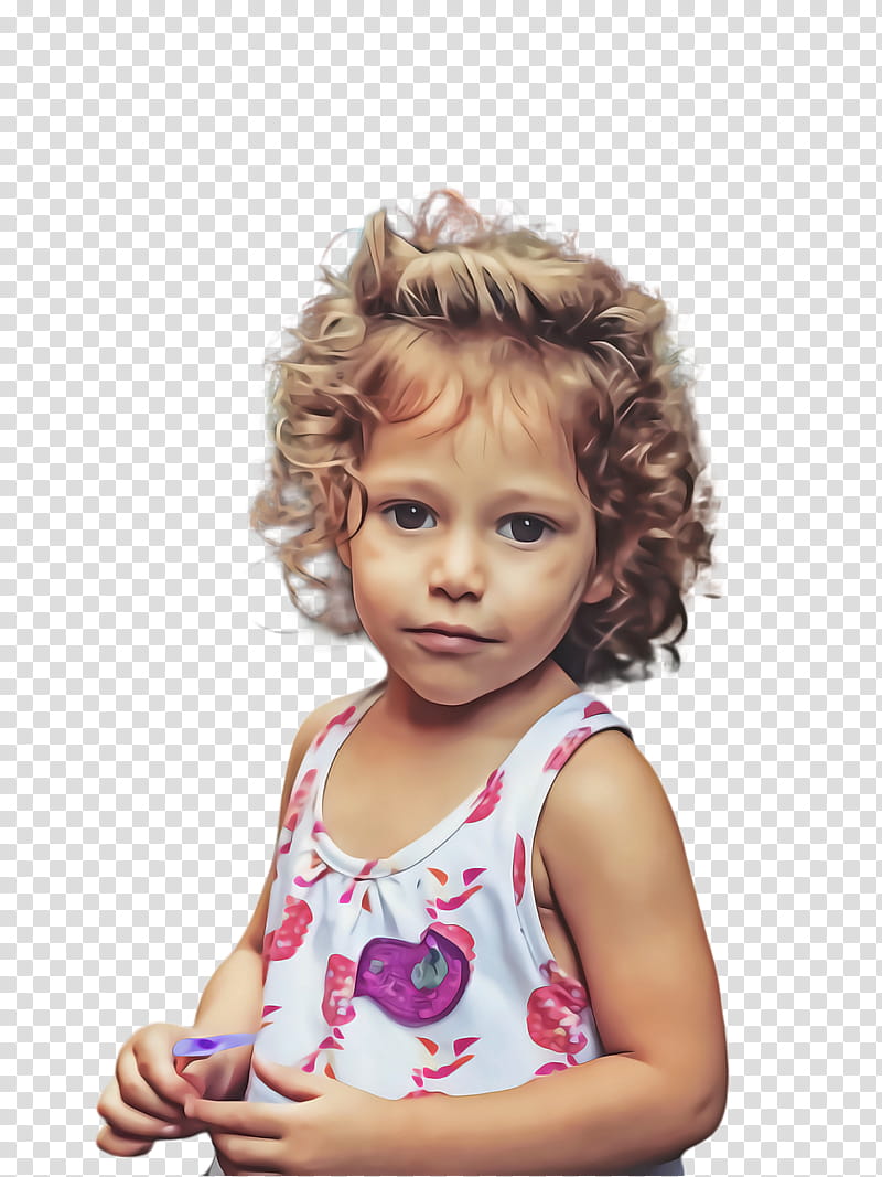 Little Girl, Kid, Child, Cute, Brown Hair, Hair Coloring, Blond, Wig transparent background PNG clipart