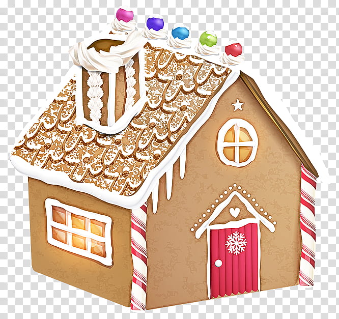 Christmas decoration, Gingerbread House, Icing, Dessert, Lebkuchen, Interior Design, Food transparent background PNG clipart