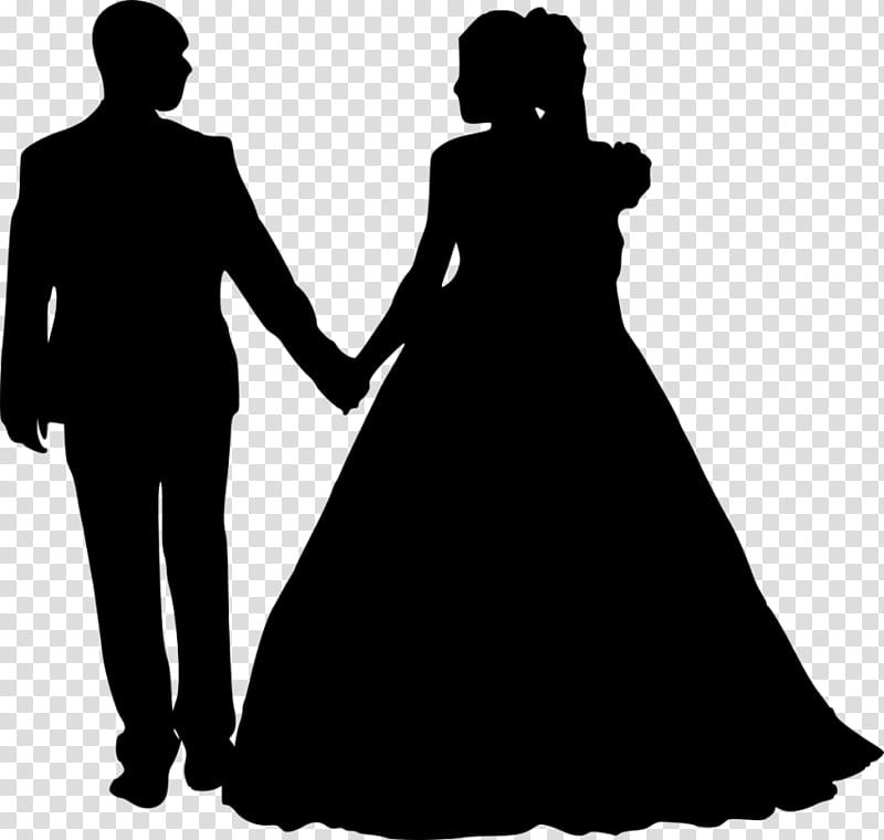 Bride And Groom, Bridegroom, Silhouette, Wedding Invitation, Bride Groom Direct, Wedding Reception, Dress, Gown transparent background PNG clipart