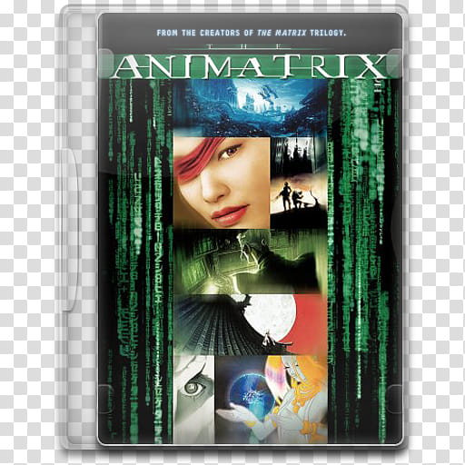 Movie Icon , The Animatrix, Animatrix movie disc case transparent background PNG clipart