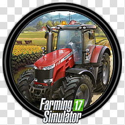 Game ICOs I, Farming Simulator   transparent background PNG clipart