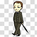 BBC Sherlock Mycroft, boy wearing suit jacket transparent background PNG clipart