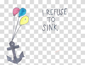 WATCHERS, gray anchor with balloons illustration transparent background PNG clipart thumbnail