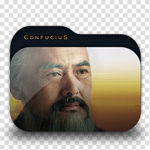 Movie Folders , confucius transparent background PNG clipart