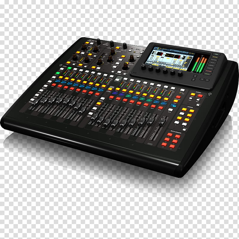 Audio Mixers Electronic Instrument, Behringer X32 Compact, Digital Mixing Console, Behringer Xenyx X1204usb, Behringer X Air X18, Behringer Pro Mixer Djx750, Audio Mixing, Behringer Xenyx 802 transparent background PNG clipart