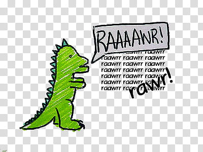 Many, green Dinosaur rawr transparent background PNG clipart