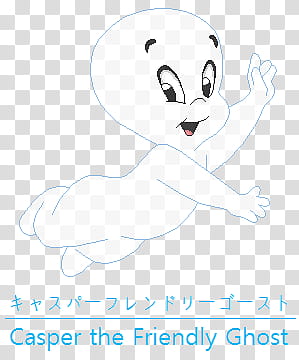 Casper the Friendly Ghost transparent background PNG clipart