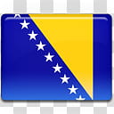 All in One Country Flag Icon, Bosnian-Flag- transparent background PNG clipart