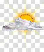 The REALLY BIG Weather Icon Collection, Partly Cloudy transparent background PNG clipart