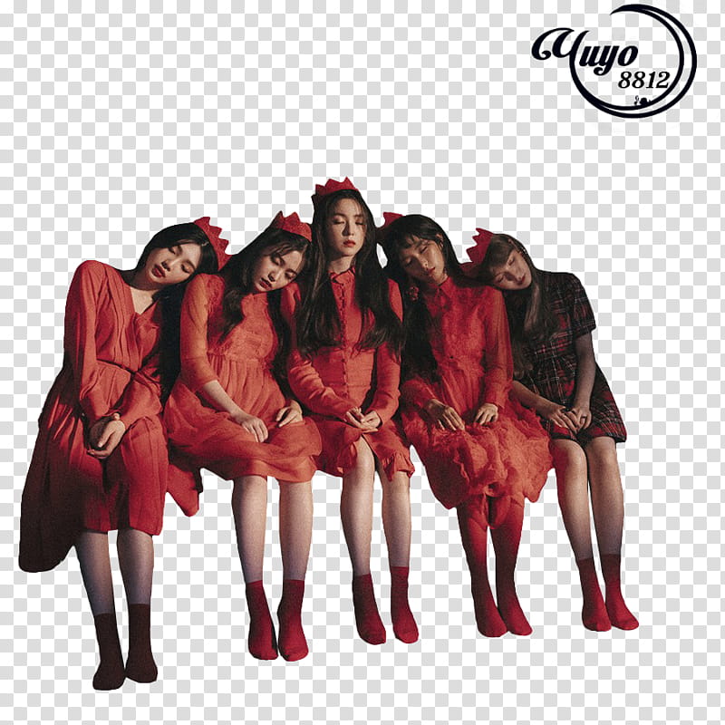 RED VELVET PEEK A BOO, Red Velvet transparent background PNG clipart