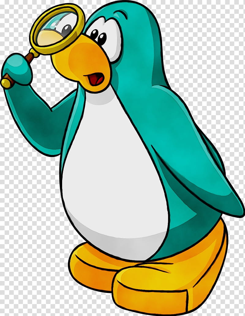 Penguin, Watercolor, Paint, Wet Ink, Club Penguin, Character, Amino, Cartoon transparent background PNG clipart