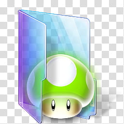 super mario icons , folder mush, up mushroom folder icon transparent background PNG clipart