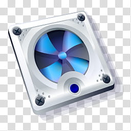 Assembly Line Computer V, gray and blue exhaust fan illustration transparent background PNG clipart