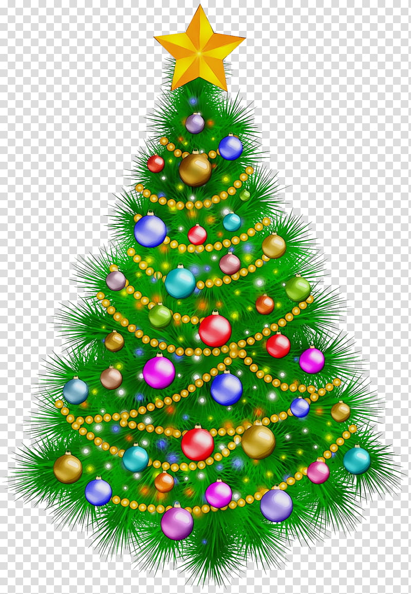 Christmas tree, Watercolor, Paint, Wet Ink, Christmas Decoration, Colorado Spruce, Oregon Pine, Christmas Ornament transparent background PNG clipart Christmas tree, Watercolor, Paint, Wet Ink, Christmas Decoration, Colorado Spruce, Oregon Pine, Christmas Ornament transparent background PNG clipart