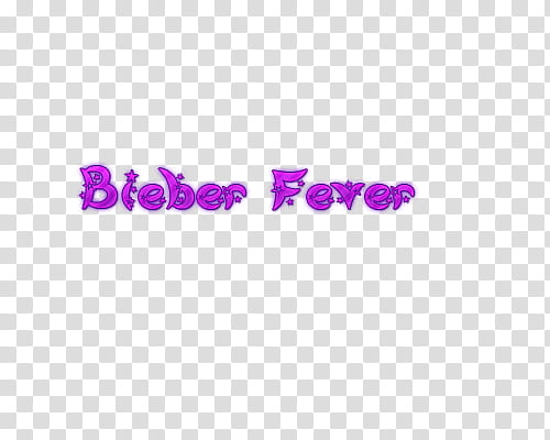 textos Bieber Fever transparent background PNG clipart