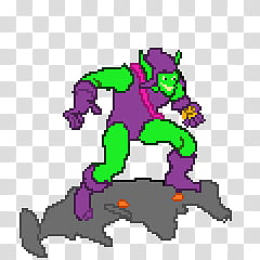 Green Goblin Rough Sketch transparent background PNG clipart