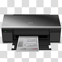 Epson D psd ico icns, black printer transparent background PNG clipart
