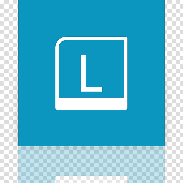 Metro UI Icon Set  Icons, Lync alt_mirror, square white L icon transparent background PNG clipart